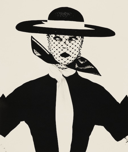 PENN, Black and White Vogue Cover, Jean Patchett, New York 1950 copia
