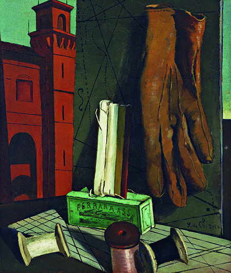 De Chirico, Giorgio (1888-1978): The Amusements of a Young Girl, 1916 (?). New York, Museum of Modern Art (MoMA)*** Permission for usage must be provided in writing from Scala.