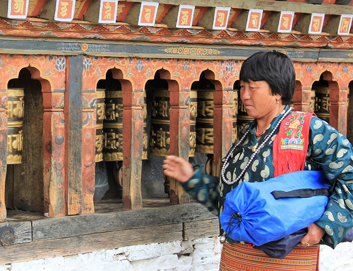 Bhutan 2- ruote della preghiera