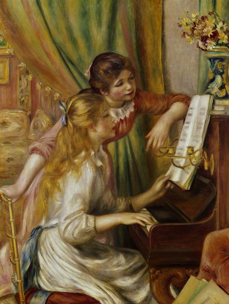 RENOIR,  Jeunes filles au piano, 1892, olio su tela