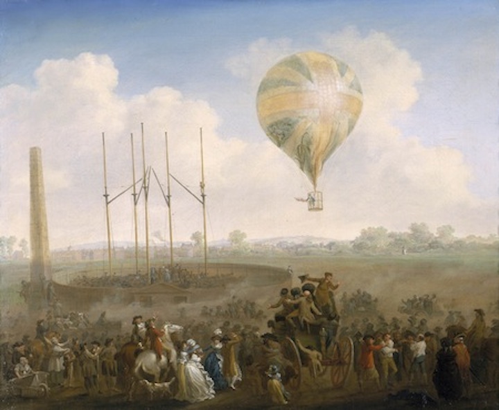 The Ascent of Lunardi's Balloon from St George's Fields: 1788-1790